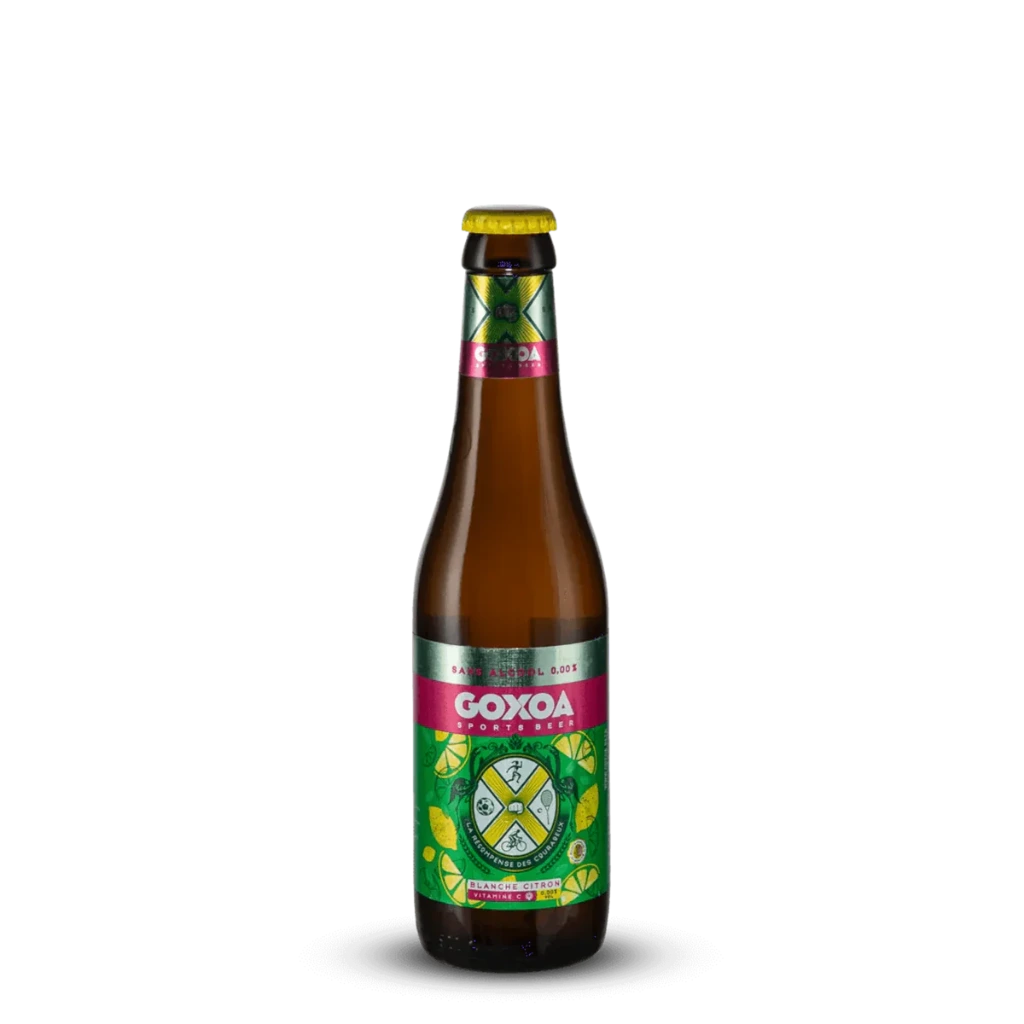 GOXOA Sports Beer Blanche Citron Bouteille