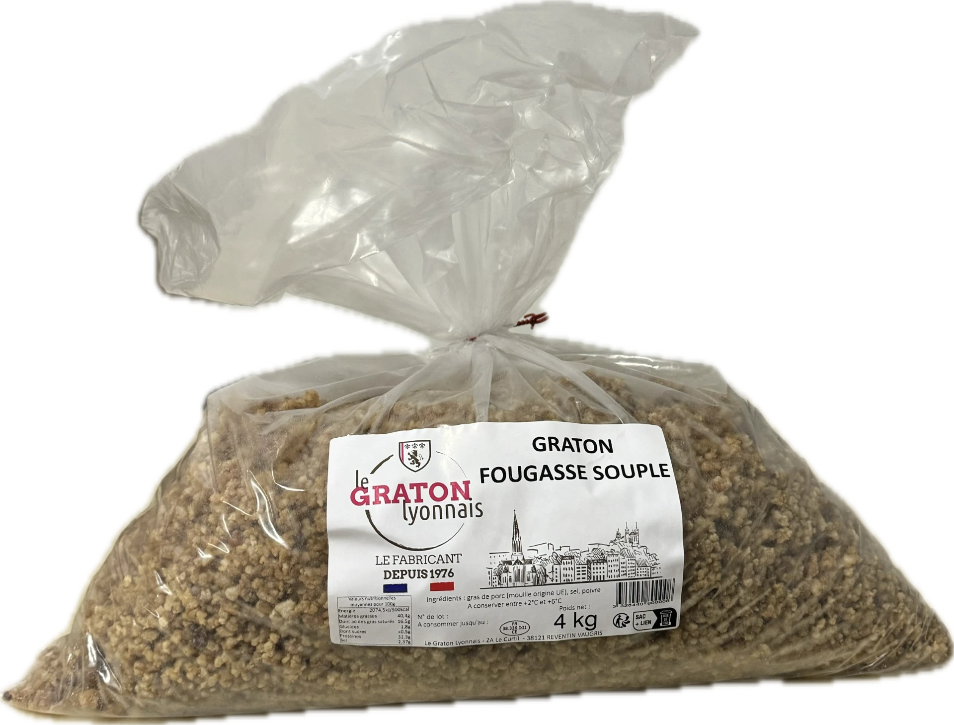 Graton fougasse souple (4 Kg)
